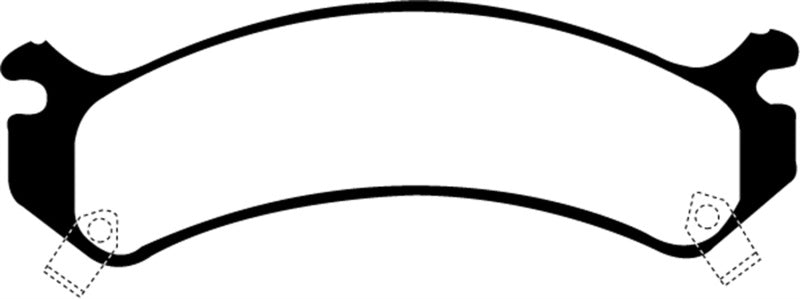 EBC 02 Chevrolet Avalanche 8.1 (2500) Greenstuff Front Brake Pads - Brakes Rotors &