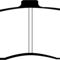 EBC 03-04 Cadillac XLR 4.6 Yellowstuff Front Brake Pads - Brakes Rotors &
