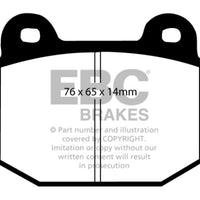 EBC 03-04 Infiniti G35 3.5 (Manual) (Brembo) Yellowstuff Rear Brake Pads - Brakes Rotors &