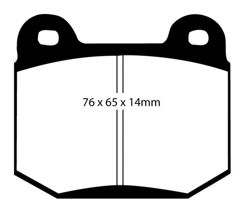 EBC 03-04 Infiniti G35 3.5 (Manual) (Brembo) Yellowstuff Rear Brake Pads - Brakes Rotors &