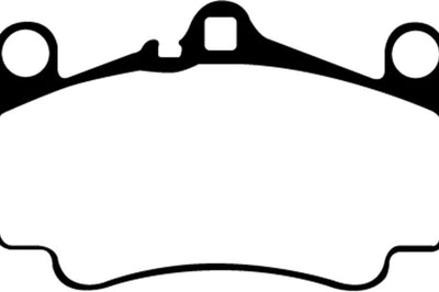 EBC 03-05 Porsche 911 (996) (Cast Iron Rotor only) 3.6 Carrera 4S Yellowstuff Front Brake Pads - Brakes Rotors &