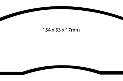 EBC 03-06 Chevrolet Equinox 3.4 Greenstuff Front Brake Pads - Brakes Rotors &