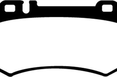 EBC 03-06 Mercedes-Benz CL55 AMG 5.4 Supercharged Yellowstuff Rear Brake Pads - Brakes Rotors &