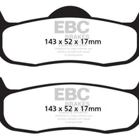 EBC 04-05 Infiniti QX56 5.6 Yellowstuff Rear Brake Pads - Brakes Rotors &
