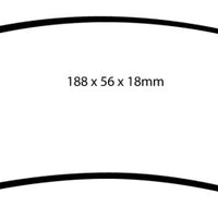 EBC 04-06 Dodge Durango 3.7 Greenstuff Front Brake Pads - Brakes Rotors &