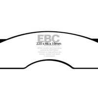 EBC 04 Dodge Ram SRT-10 8.3 Yellowstuff Front Brake Pads - Brakes Rotors &