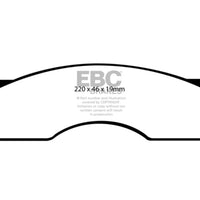 EBC 04 Dodge Ram SRT-10 8.3 Yellowstuff Front Brake Pads - Brakes Rotors &