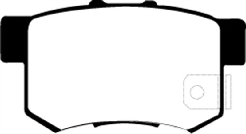 EBC 05-06 Honda CR-V 2.4 Greenstuff Rear Brake Pads - Brakes Rotors &