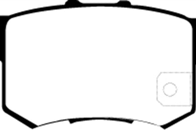 EBC 05-06 Honda CR-V 2.4 Greenstuff Rear Brake Pads - Brakes Rotors &