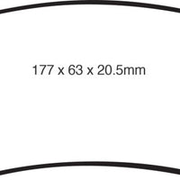 EBC 05-07 Ford F250 (inc Super Duty) 5.4 (2WD) Extra Duty Front Brake Pads - Brakes Rotors &