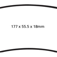 EBC 05-07 Ford F250 (inc Super Duty) 5.4 (2WD) Yellowstuff Rear Brake Pads - Brakes Rotors &