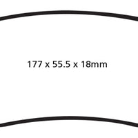 EBC 05-07 Ford F250 (inc Super Duty) 5.4 (2WD) Yellowstuff Rear Brake Pads - Brakes Rotors &