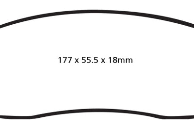 EBC 05-07 Ford F250 (inc Super Duty) 5.4 (2WD) Yellowstuff Rear Brake Pads - Brakes Rotors &