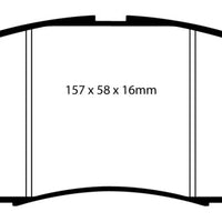 EBC 05-08 Infiniti G35 3.5 2WD Bluestuff Front Brake Pads - Brakes Rotors &