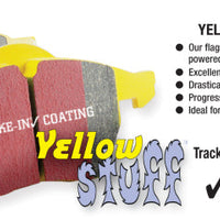 EBC 05-10 Chrysler 300C 6.1 SRT8 Yellowstuff Front Brake Pads (Excl 6 Piston Calipers) - Brakes Rotors &