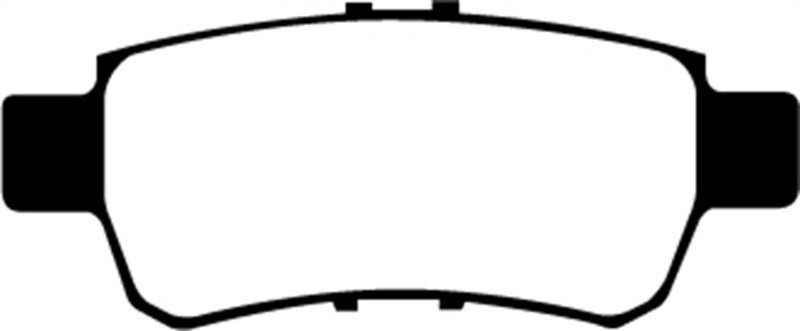EBC 05-10 Honda Odyssey 3.5 Greenstuff Rear Brake Pads (For 11.7in. Rotors) - Brakes Rotors &