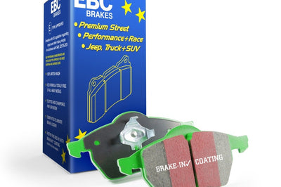 EBC 05-10 Honda Odyssey 3.5 Greenstuff Rear Brake Pads (For 11.7in. Rotors) - Brakes Rotors &
