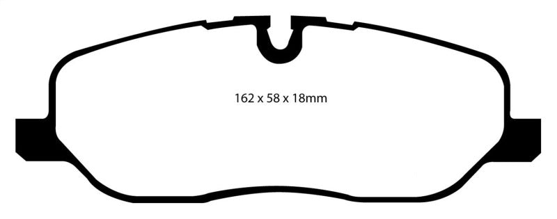 EBC 05-10 Land Rover LR3 4.4 Greenstuff Front Brake Pads - Brakes Rotors &
