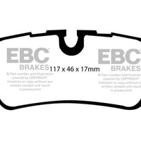 EBC 05-10 Land Rover LR3 4.4 Greenstuff Rear Brake Pads - Brakes Rotors &