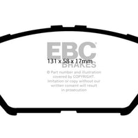 EBC 06-07 Lexus GS300 3.0 Yellowstuff Front Brake Pads - Brakes Rotors &