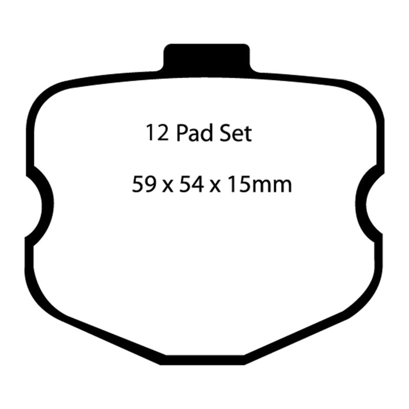 EBC 06-08 Chevrolet Corvette (C6) 7.0 (Z06) Bluestuff Front Brake Pads - Brakes Rotors &