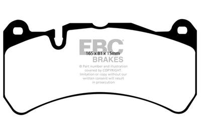 EBC 07-08 Ferrari 430 Scuderia 4.3 Bluestuff Front Brake Pads - Brakes Rotors &