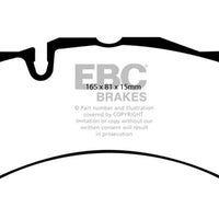 EBC 07-08 Ferrari 430 Scuderia 4.3 Bluestuff Front Brake Pads - Brakes Rotors &
