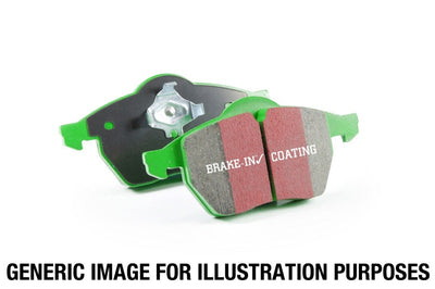 EBC 07-10 BMW X5 3.0 Greenstuff Front Brake Pads - Brakes Rotors &