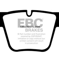 EBC 07-11 Mercedes-Benz CL63 AMG 6.2 Yellowstuff Front Brake Pads - Brakes Rotors &