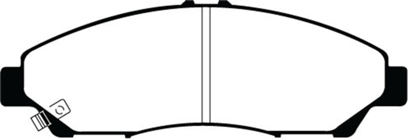 EBC 07-13 Acura MDX 3.7 Greenstuff Front Brake Pads - Brakes Rotors &