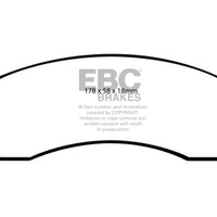 EBC 07 + Buick Enclave 3.6 Yellowstuff Front Brake Pads - Brakes Rotors &