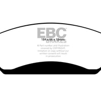 EBC 07 Cadillac Escalade 6.2 2WD Greenstuff Front Brake Pads - Brakes Rotors &