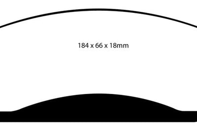 EBC 07 Cadillac Escalade 6.2 2WD Greenstuff Front Brake Pads - Brakes Rotors &