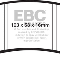 EBC 08-09 Buick Allure (Canada) 5.3 Yellowstuff Front Brake Pads - Brakes Rotors &