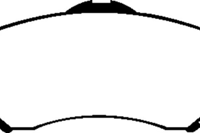 EBC 08-11 Chrysler Town & Country 3.3 Greenstuff Front Brake Pads - Brakes Rotors