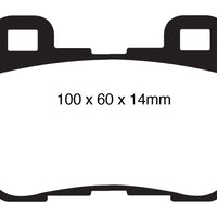 EBC 08-13 Infiniti FX50 5.0 Yellowstuff Rear Brake Pads - Brakes Rotors &