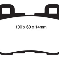 EBC 08-13 Infiniti FX50 5.0 Yellowstuff Rear Brake Pads - Brakes Rotors &
