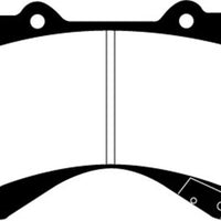 EBC 08 + Lexus LX570 5.7 Yellowstuff Front Brake Pads - Brakes Rotors &