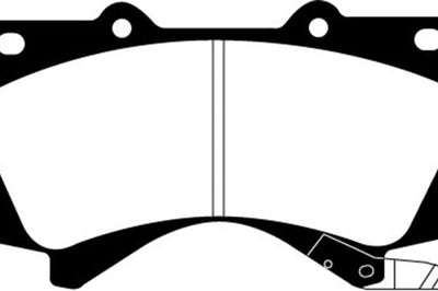 EBC 08 + Lexus LX570 5.7 Yellowstuff Front Brake Pads - Brakes Rotors &