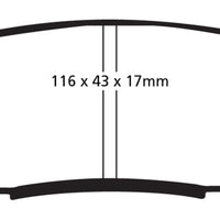 EBC 08 + Lexus LX570 5.7 Yellowstuff Rear Brake Pads - Brakes Rotors &