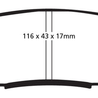 EBC 08 + Lexus LX570 5.7 Yellowstuff Rear Brake Pads - Brakes Rotors &