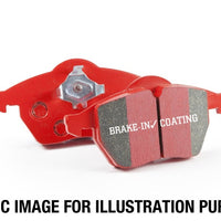EBC 08 + Lotus 2-Eleven 1.8 Supercharged Redstuff Rear Brake Pads - Brakes Rotors &