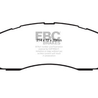 EBC 09-11 Dodge Ram 2500 Pick-up 5.7 2WD/4WD Greenstuff Front Brake Pads - Brakes Rotors &