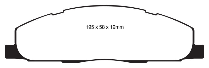 EBC 09-11 Dodge Ram 2500 Pick-up 5.7 2WD/4WD Greenstuff Rear Brake Pads - Brakes Rotors &
