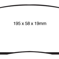 EBC 09-11 Dodge Ram 2500 Pick-up 5.7 2WD/4WD Greenstuff Rear Brake Pads - Brakes Rotors &