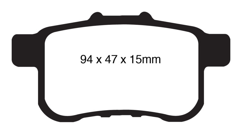 EBC 09-14 Acura TSX 2.4 Yellowstuff Rear Brake Pads - Brakes Rotors &