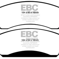EBC 09-14 Cadillac Escalade 6.0 Hybrid Greenstuff Front Brake Pads - Brakes Rotors &
