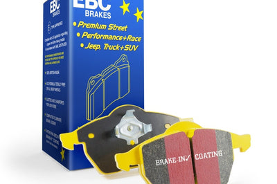 EBC 09-14 Cadillac Escalade 6.0 Hybrid Yellowstuff Front Brake Pads - Brakes Rotors &