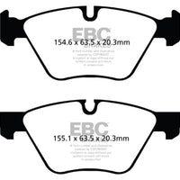 EBC 09 + BMW Z4 3.0 (E89) Yellowstuff Front Brake Pads - Brakes Rotors &