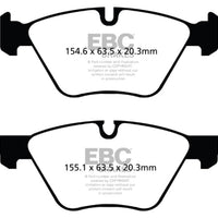 EBC 09 + BMW Z4 3.0 (E89) Yellowstuff Front Brake Pads - Brakes Rotors &